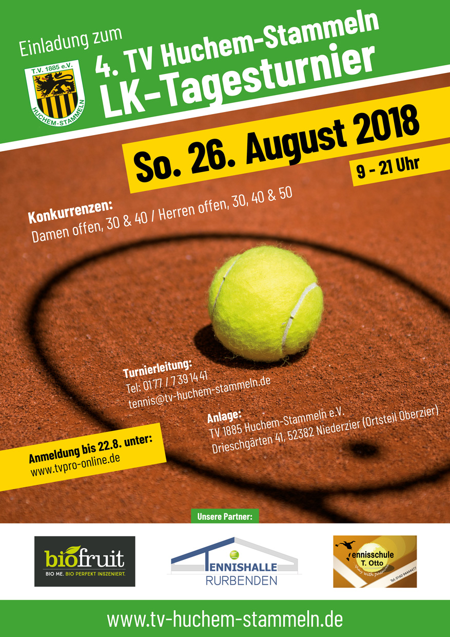 Plakat LK Tagesturnier 2018
