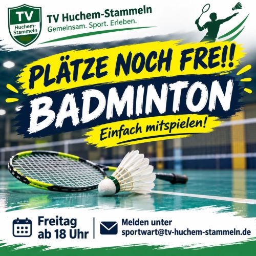 Badminton Werbung